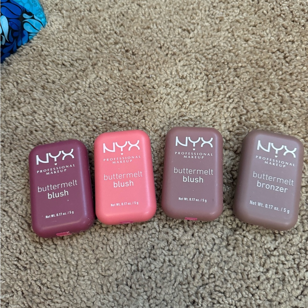 NYX Buttermelt Blush Set - Pink and Brown Shades